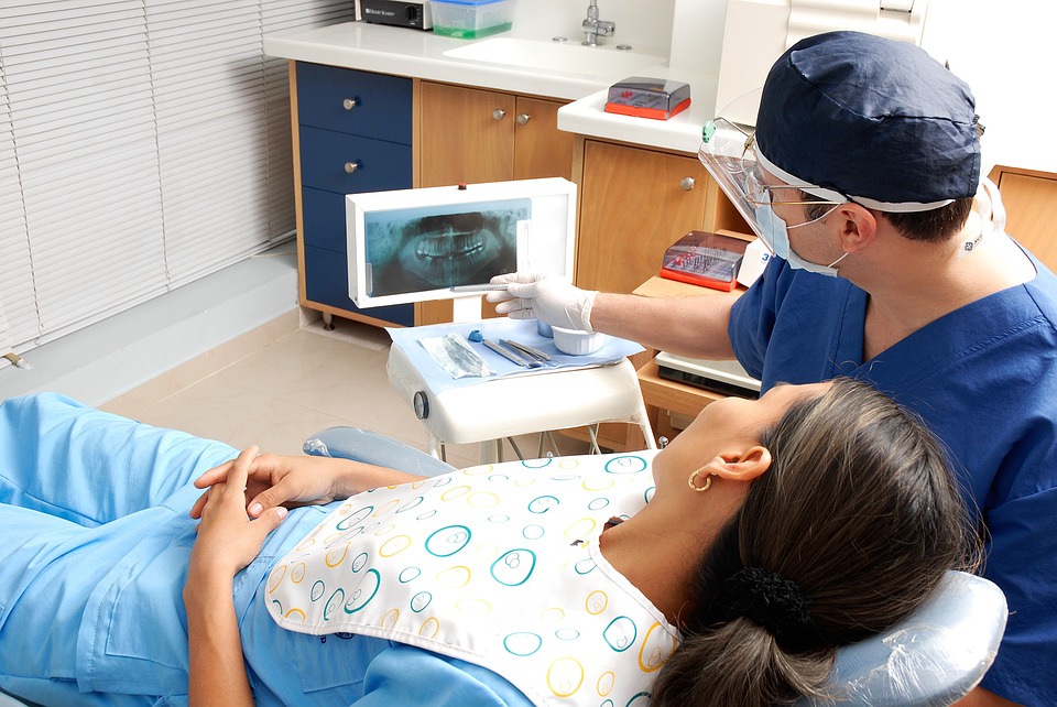 girl getting a prenatal checkup
